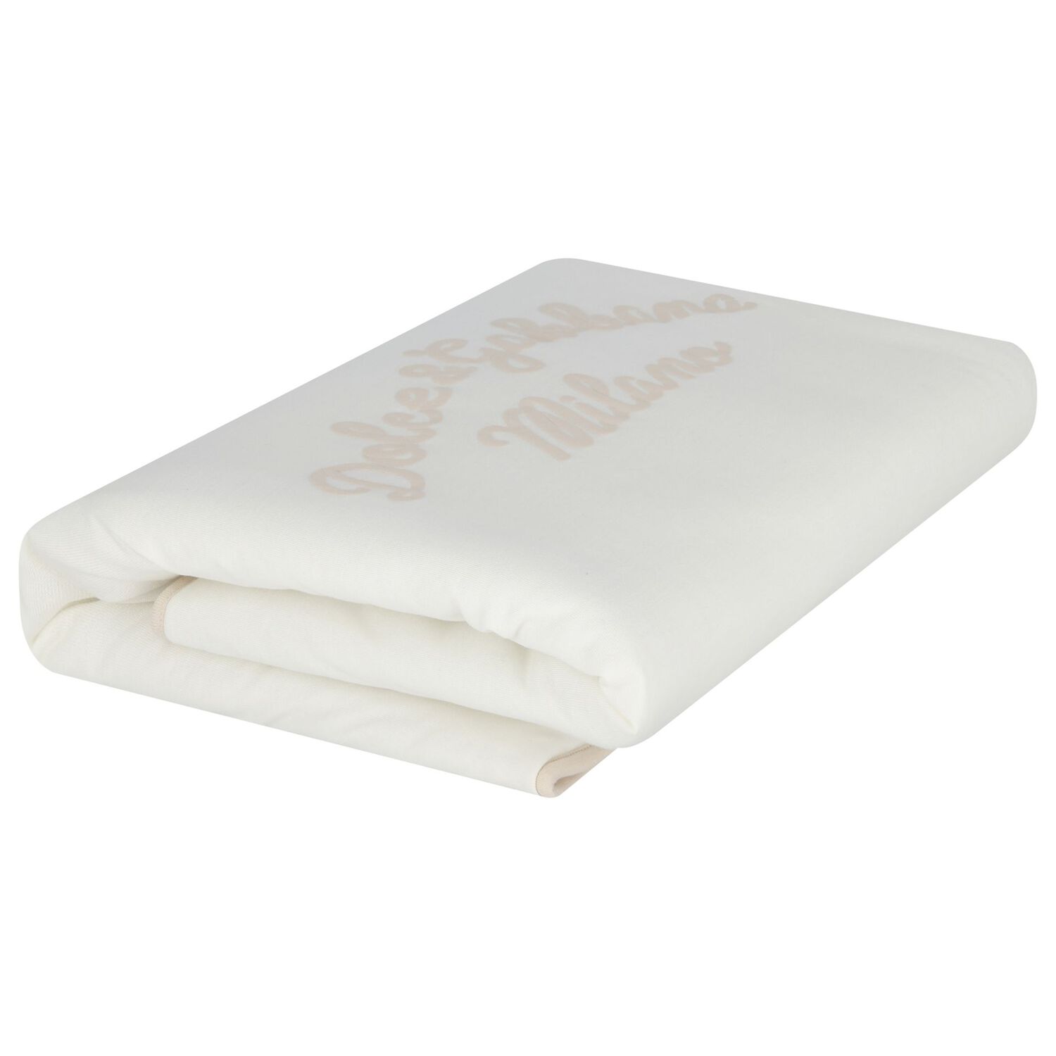 Ivory & Beige Logo Baby Blanket, 1, hi-res