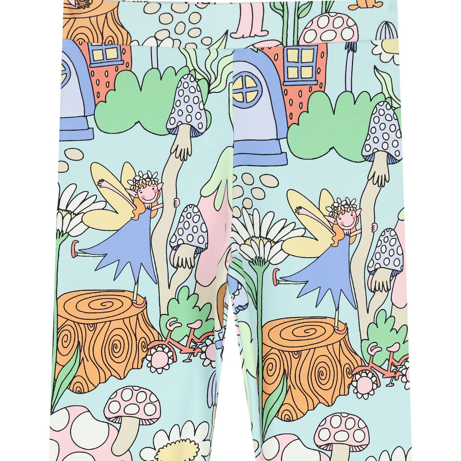 Girls Aqua Fairy Leggings, 1, hi-res image number null