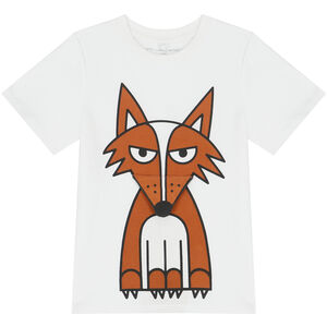 Boys White Fox T-Shirt