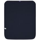 Baby Boys White & Navy Blue Logo Blanket, 1, hi-res