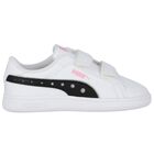 Girls White Smash 3.0 Trainers, 1, hi-res