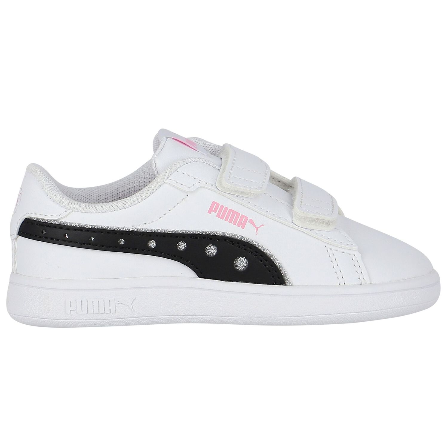 Girls White Smash 3.0 Trainers, 1, hi-res image number null