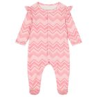 Baby Girls Pink Zig Zag Babygrow Gift Set, 1, hi-res