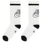 Boys White, Black & Grey Logo Socks ( 6-Pack ), 1, hi-res