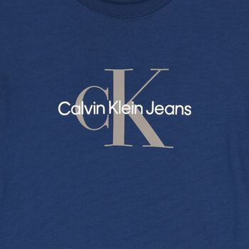 Boys Navy Blue Logo T-Shirt