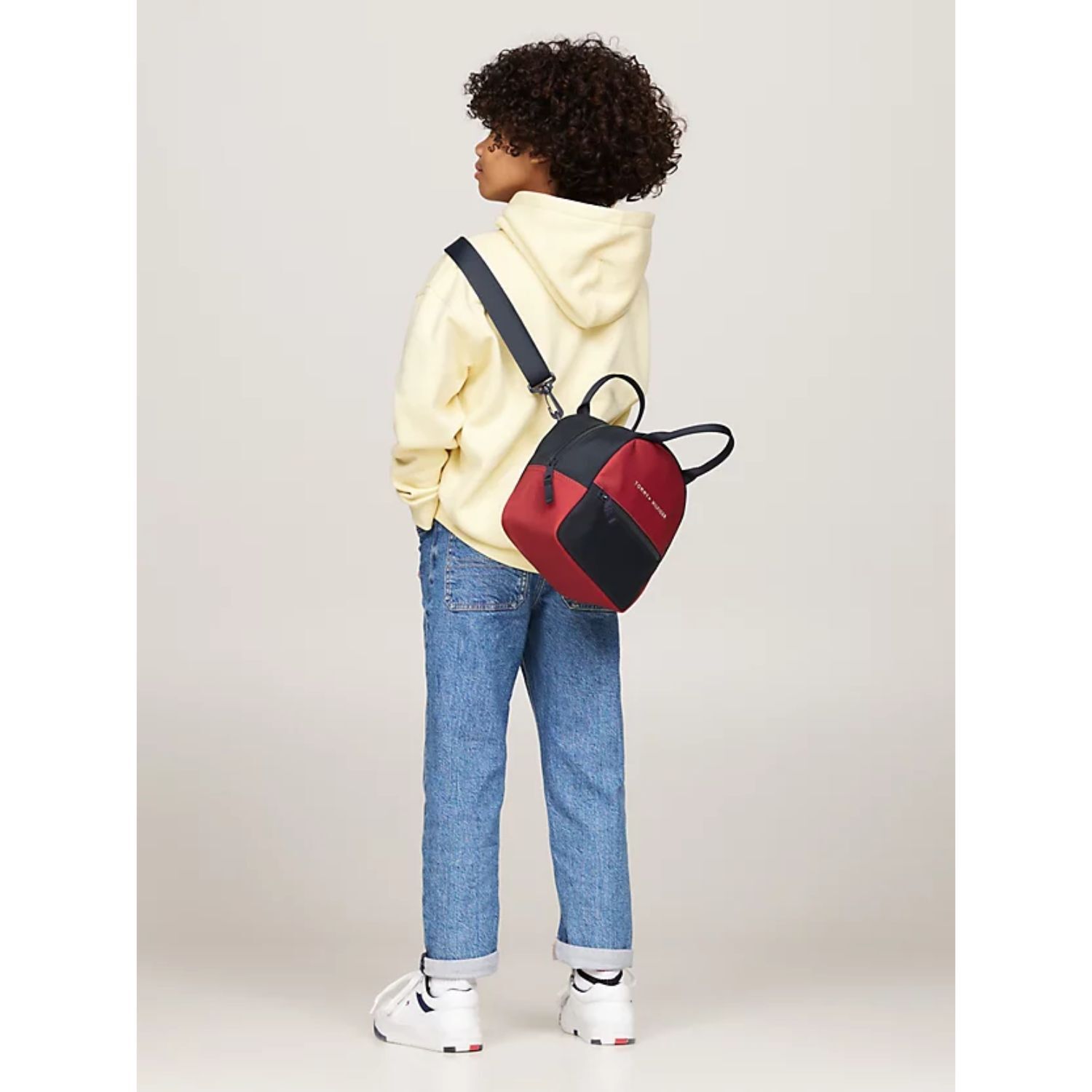 Boys Navy Blue & Red Logo Lunch Bag, 1, hi-res image number null