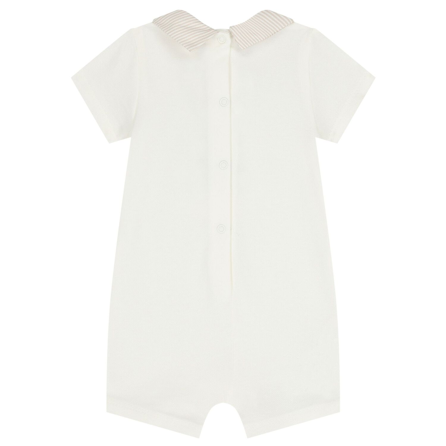 Baby Boys White Rompers ( 2-Pack ), 1, hi-res