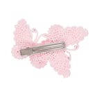 Girls Pink & Silver Embellished Butterfly Hair Clip, 4, hi-res