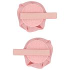 Girls Pink Rosebud Hairclips ( 2-Pack ), 1, hi-res