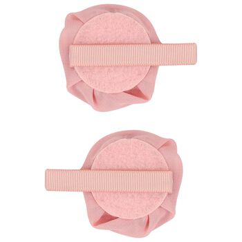 Girls Pink Rosebud Hairclips ( 2-Pack )