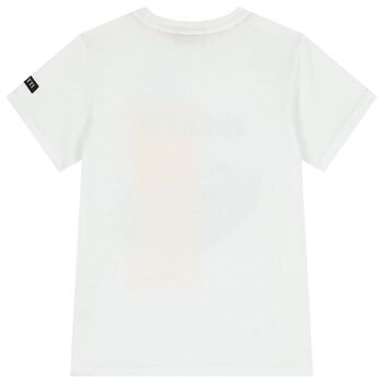 Boys White Logo T-Shirt 