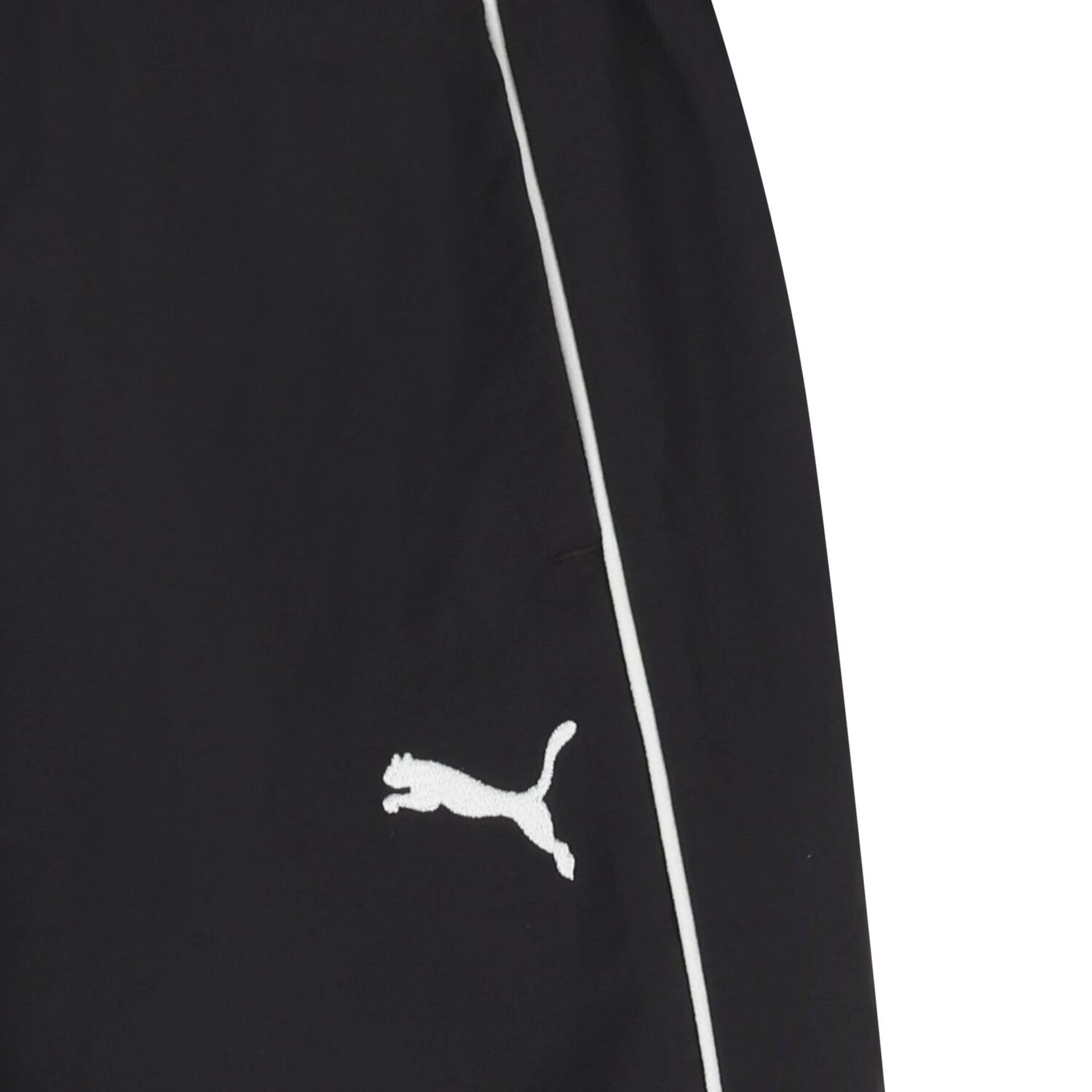 بنطال رياضي أسود بشعار للأولاد, 1, hi-res