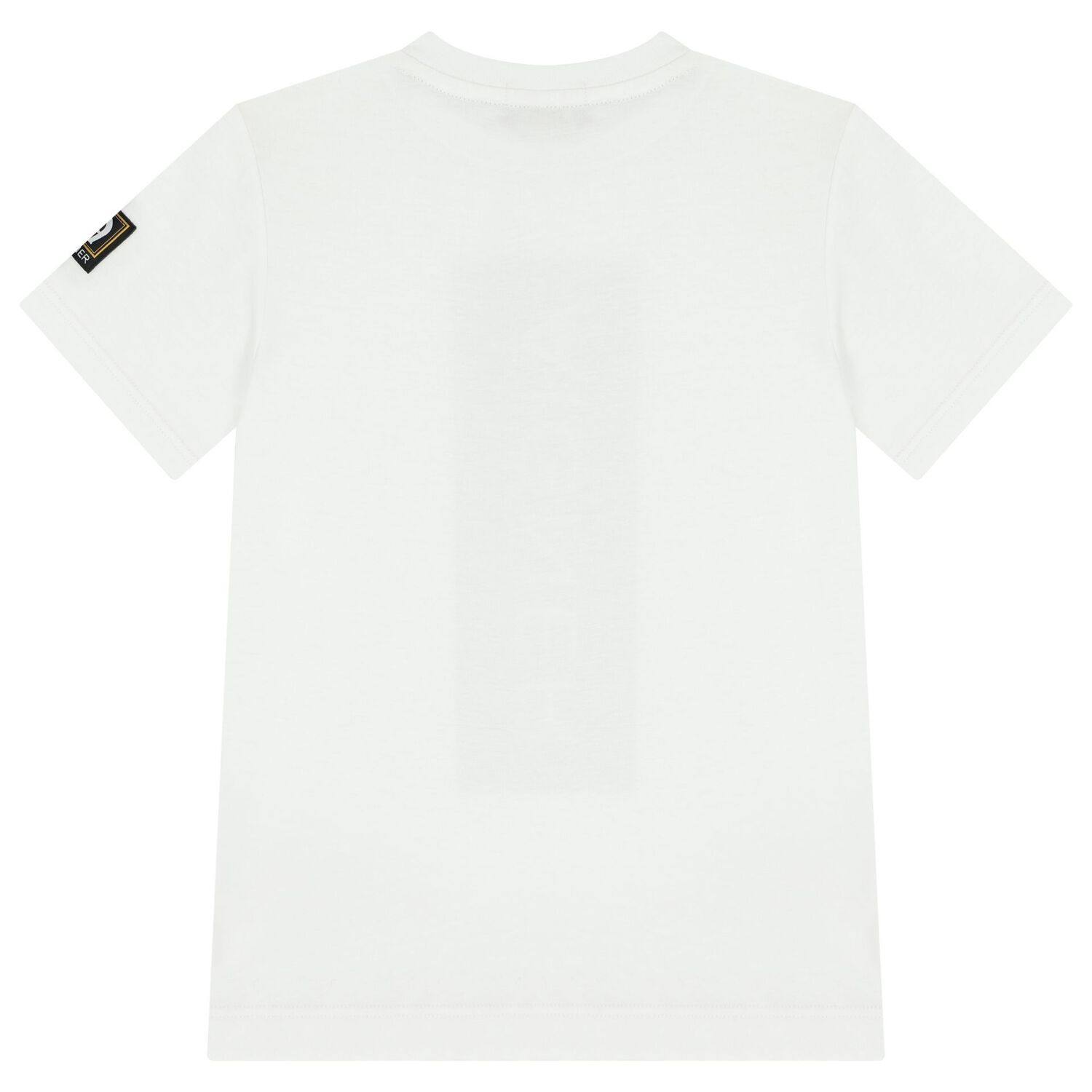 Boys White Logo T-Shirt, 1, hi-res