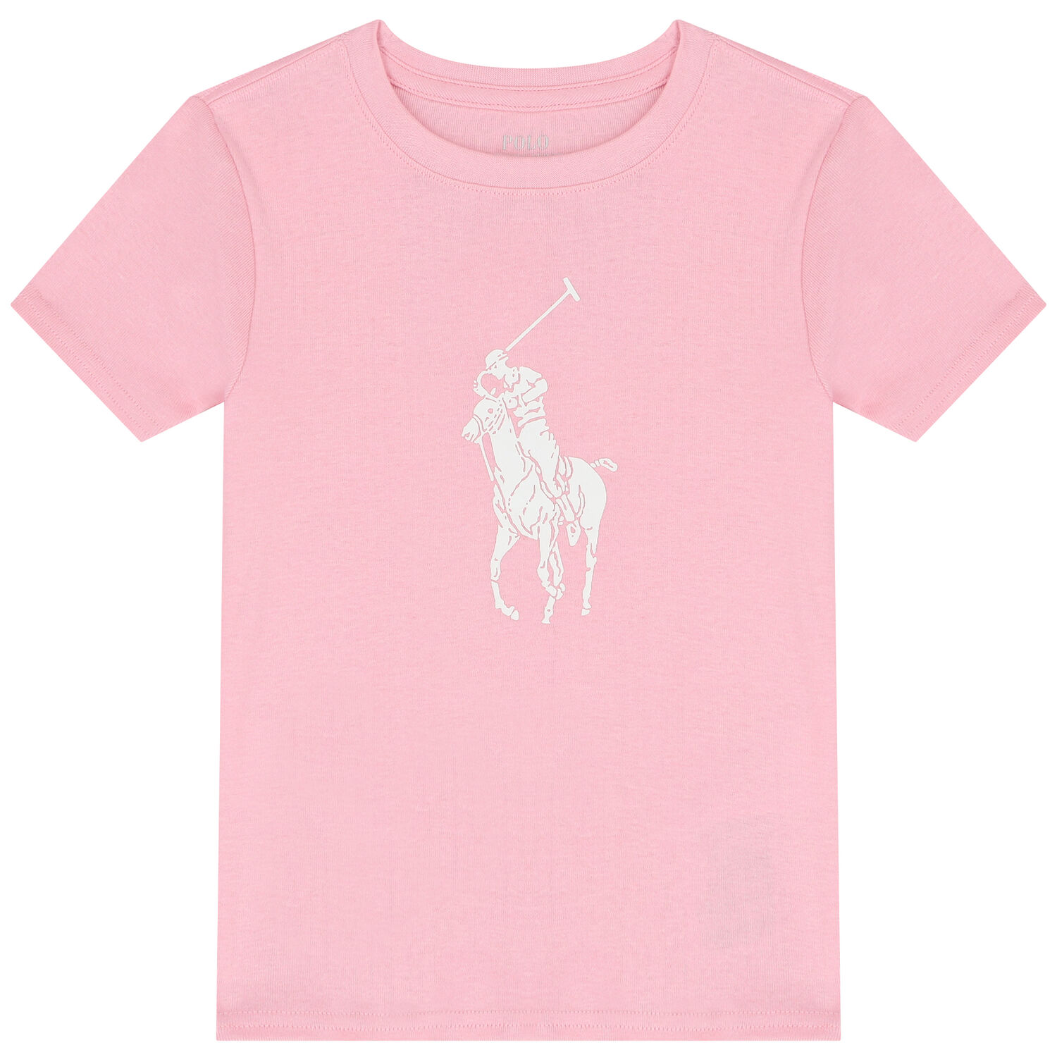 Girls Pink & White Logo Pyjamas, 1, hi-res image number null