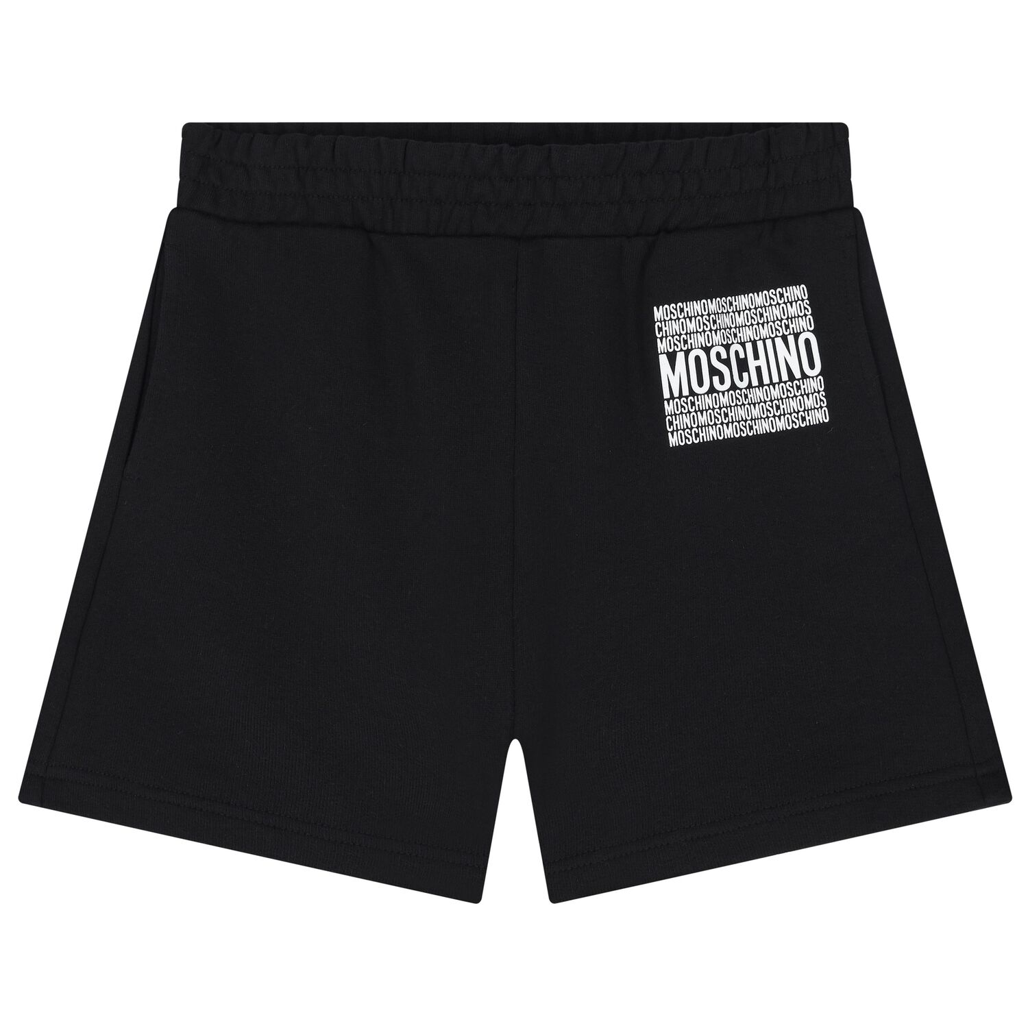 Boys Black Logo Shorts, 2, hi-res image number null