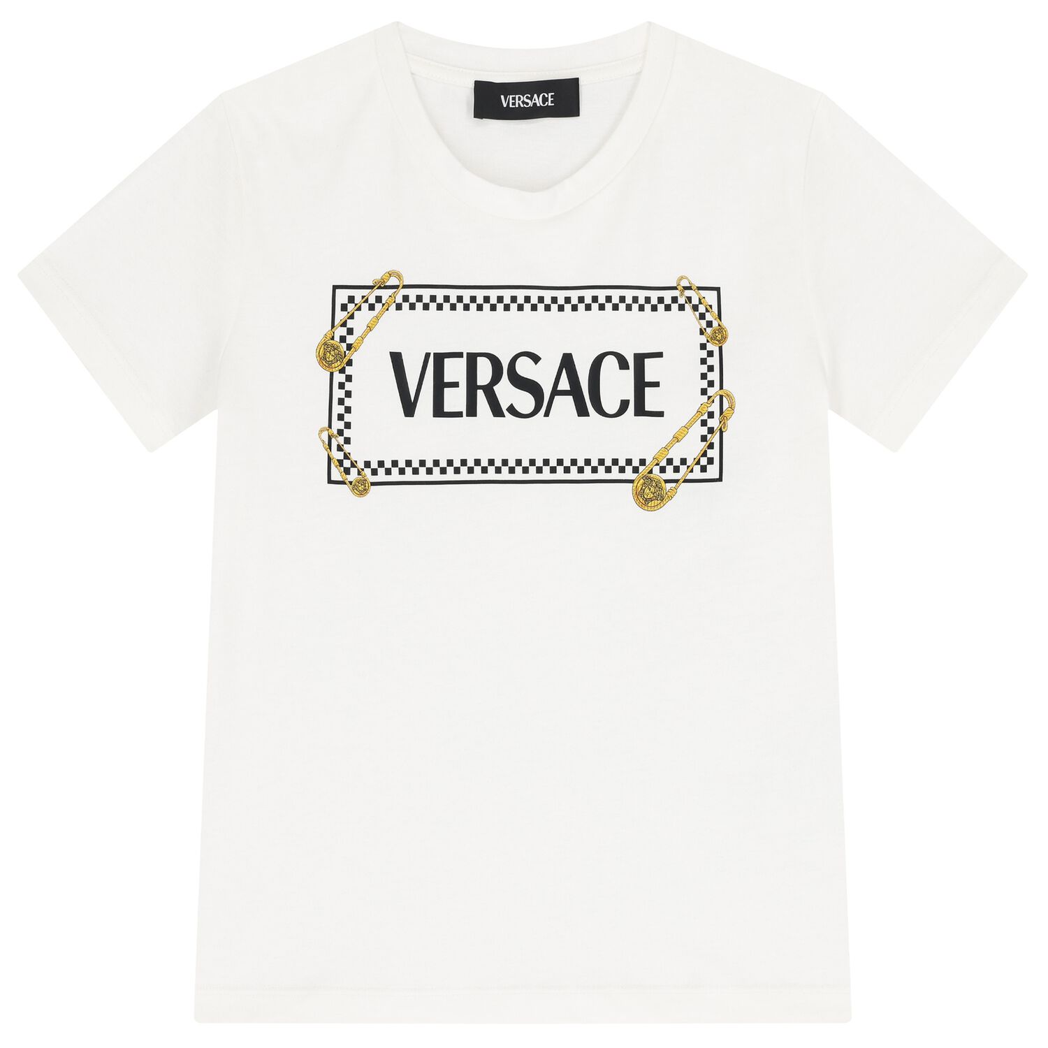 Boys White Logo T-Shirt, 2, hi-res