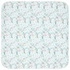 Baby Girls Mint Floral Blanket, 1, hi-res