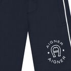 Younger Boys Navy Blue Logo Shorts, 2, hi-res