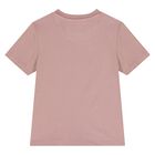 Younger Girls Pink Logo T-Shirt, 2, hi-res
