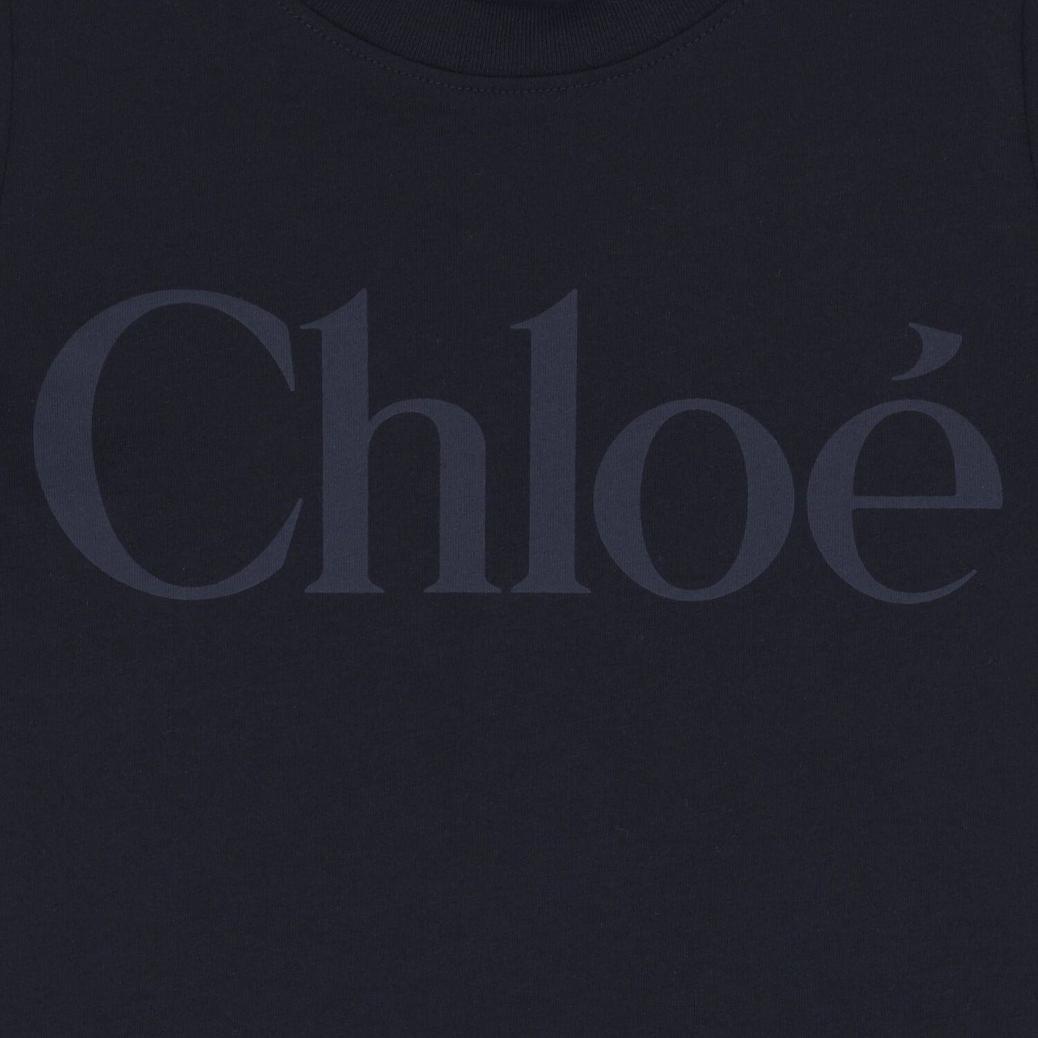 Girls Mini Me Navy Blue Logo T-Shirt, 1, hi-res