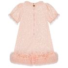 Girls Pink Embellished Dress, 1, hi-res