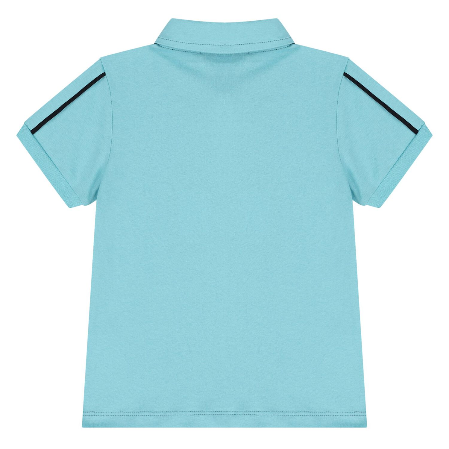Younger Boys Blue Logo Polo Shirt, 2, hi-res image number null