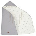 Ivory & Grey Baby Reversible Hooded Nest, 2, hi-res