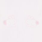 بطانية بيبي بنات بطبعة أرنب باللون العاجى و الوردي , 2, hi-res