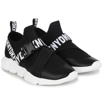 Black Logo Trainers