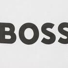 بطانيه مبطنه بالشعار باللون الابيض والبيج , 1, hi-res