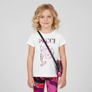 Girls Multi-Coloured Orchidee Print Bag