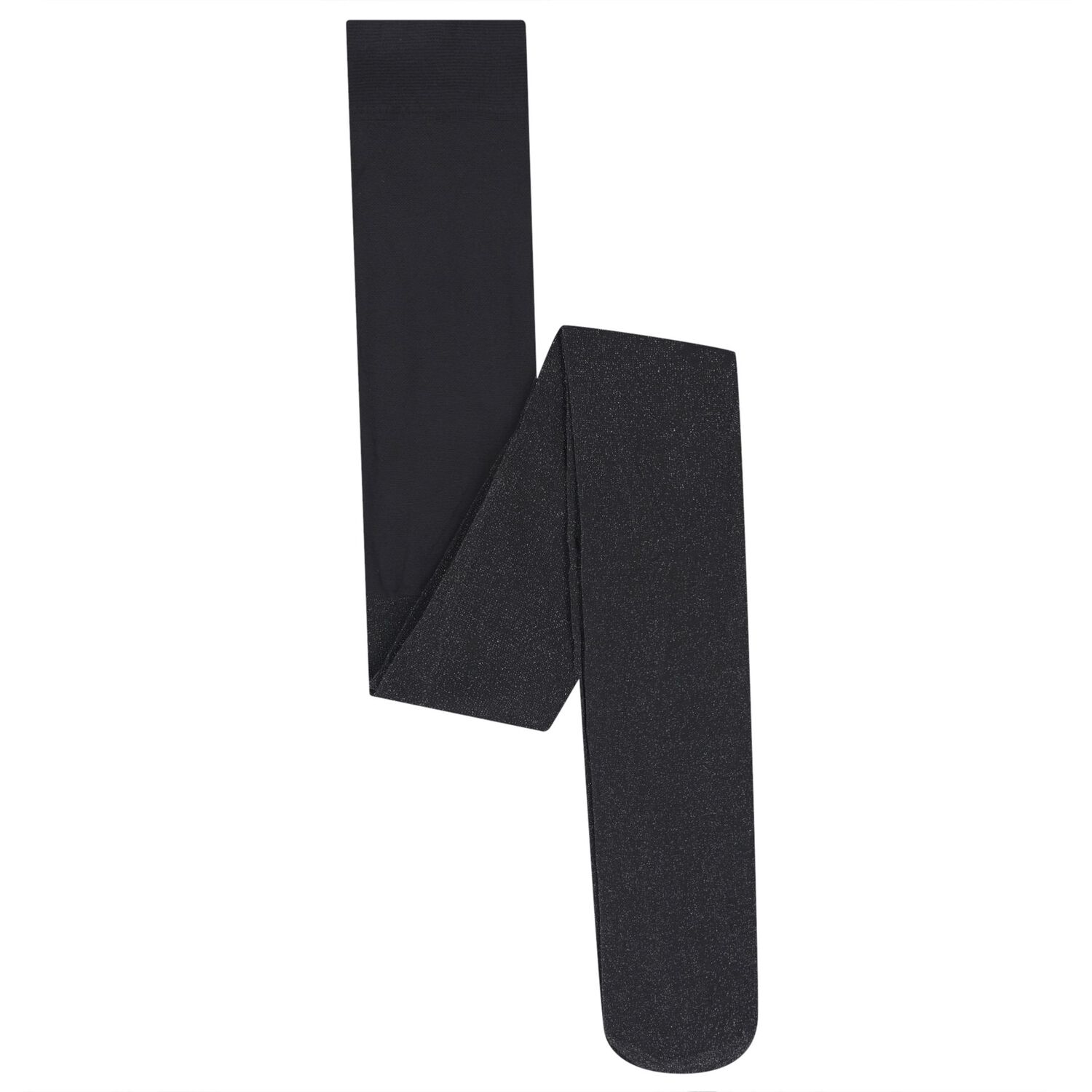 Girls Black Lurex Tights, 1, hi-res