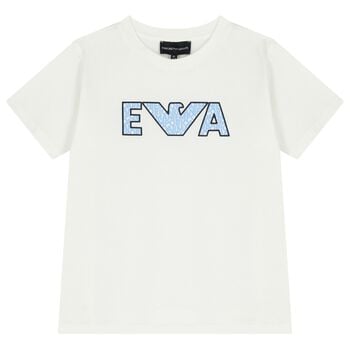 Boys Ivory Logo T-Shirt