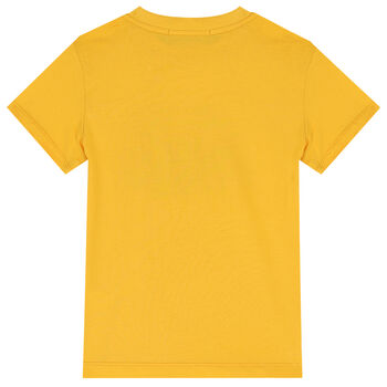 Boys Yellow Logo T-Shirt