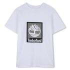 Boys White Logo T-Shirt, 2, hi-res