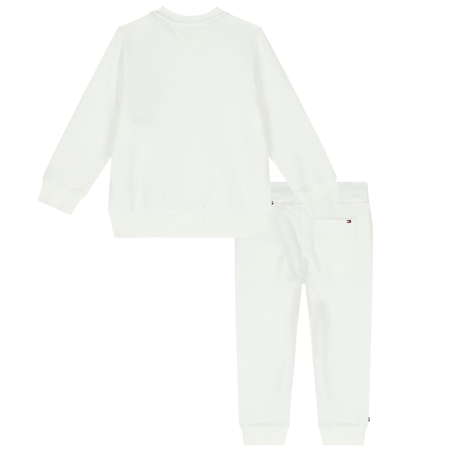 Baby Boys White Logo Tracksuit, 1, hi-res