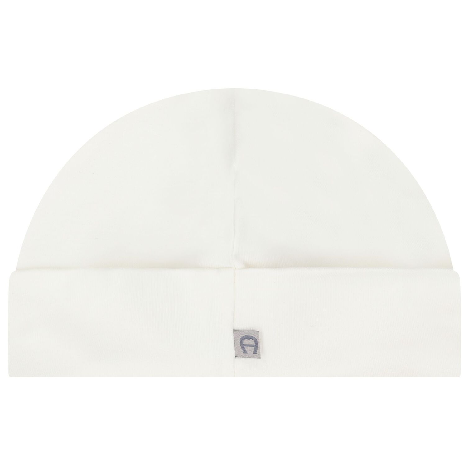 Ivory & Gold Logo Baby Hat, 1, hi-res