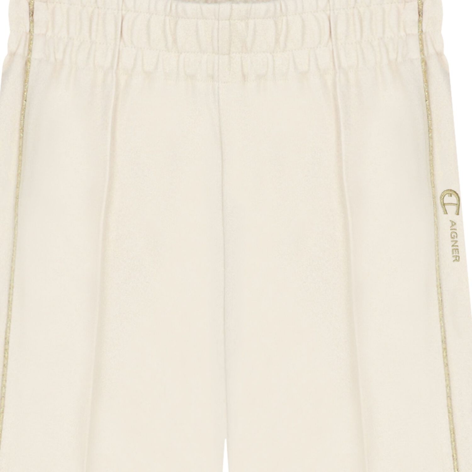 Girls Gold Logo Trousers, 1, hi-res