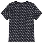 Boys Navy Blue Logo T-Shirt, 2, hi-res