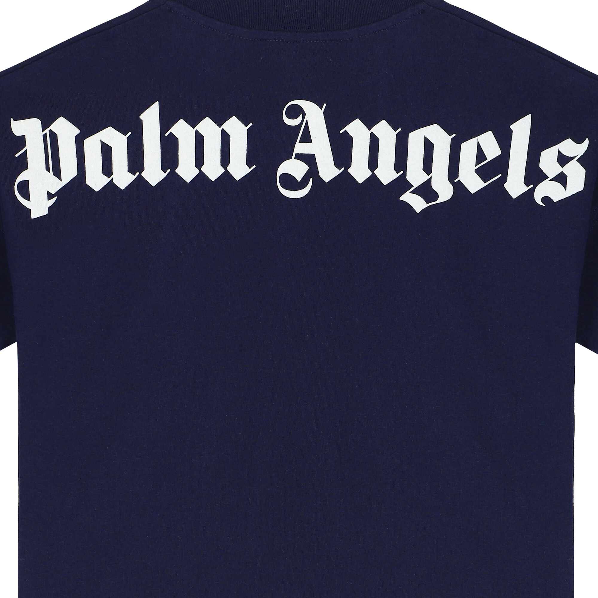 【関税込み】Palm Angels ネイビー College スウェットシャツ ネイビー（紺）系 M Palm Angels(パームエンジェルス) トップス