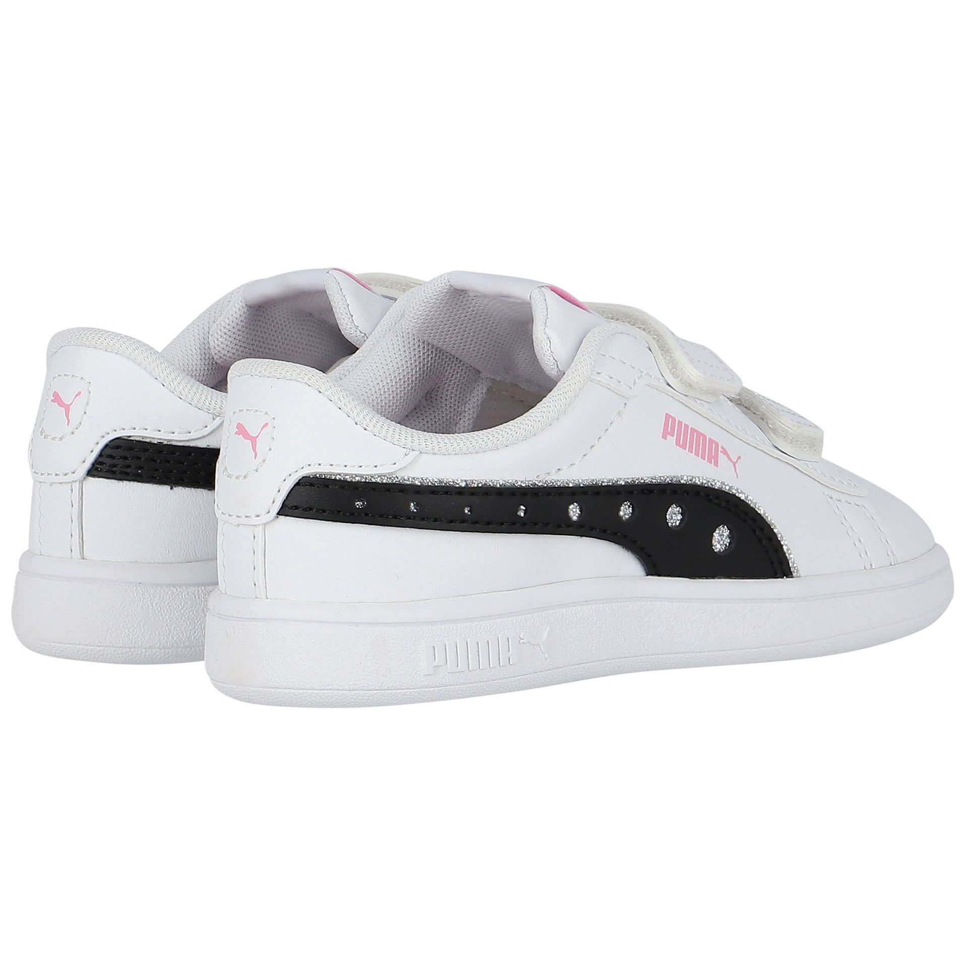 Girls white puma trainers 2025