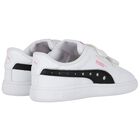 Girls White Smash 3.0 Trainers, 1, hi-res