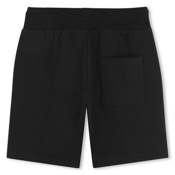 Boys Black Logo Shorts