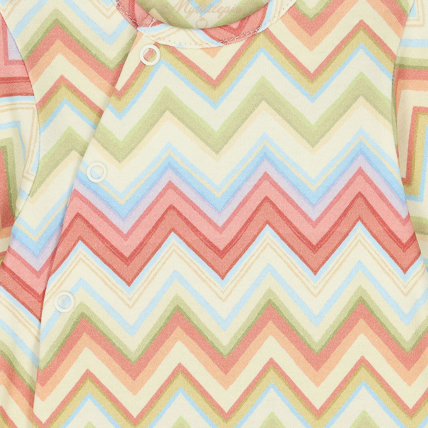 Multi-Coloured Zig Zag Babygrow Gift Set , 2, hi-res