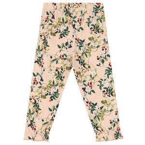 Younger Girls Pink Floral Trousers