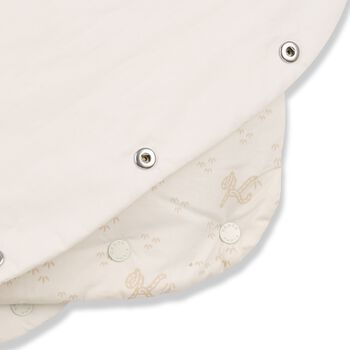 Ivory & Beige Tiger Logo Baby Nest