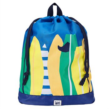 Boys Blue Surf Board Backpack
