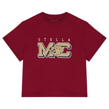 Boys Burgundy Logo T-Shirt