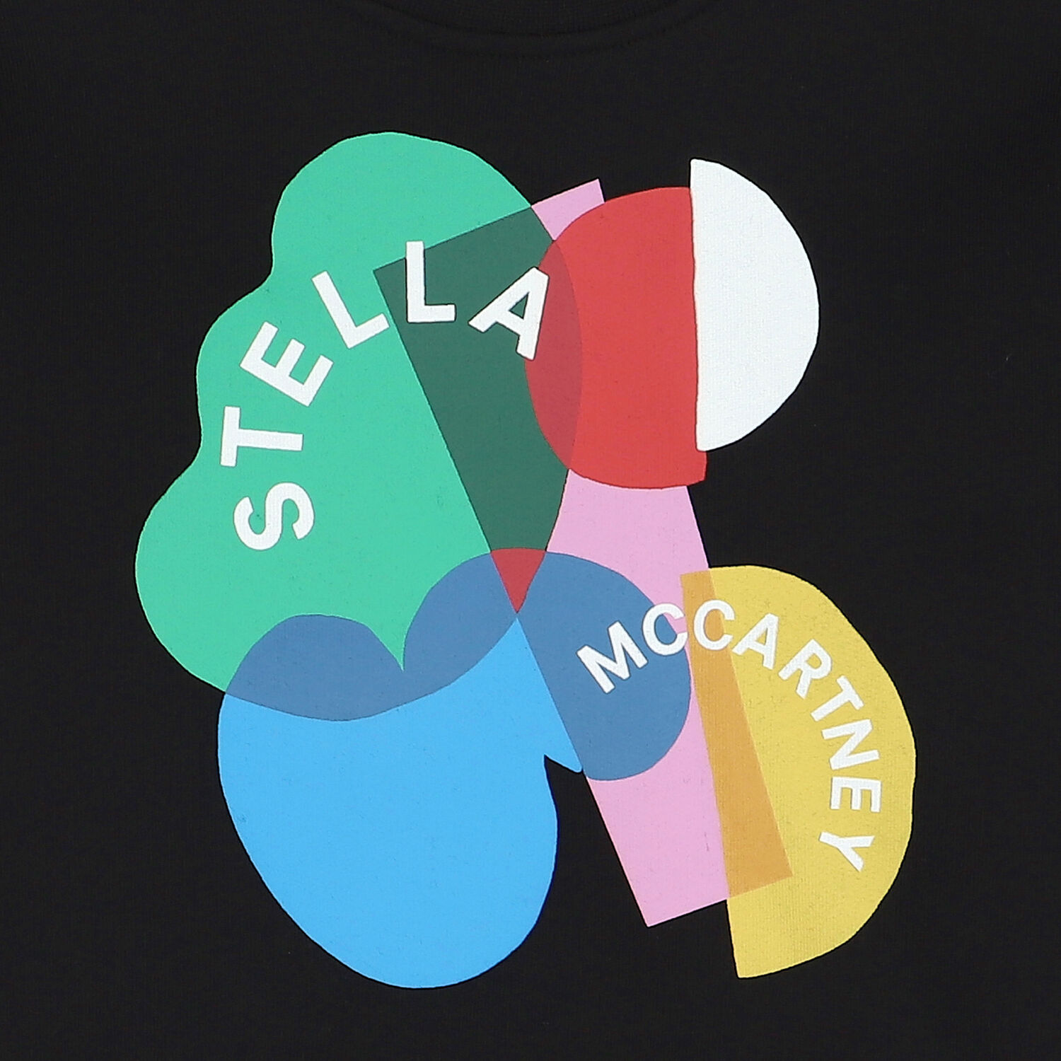 Girls Black Logo Sweatshirt, 1, hi-res image number null