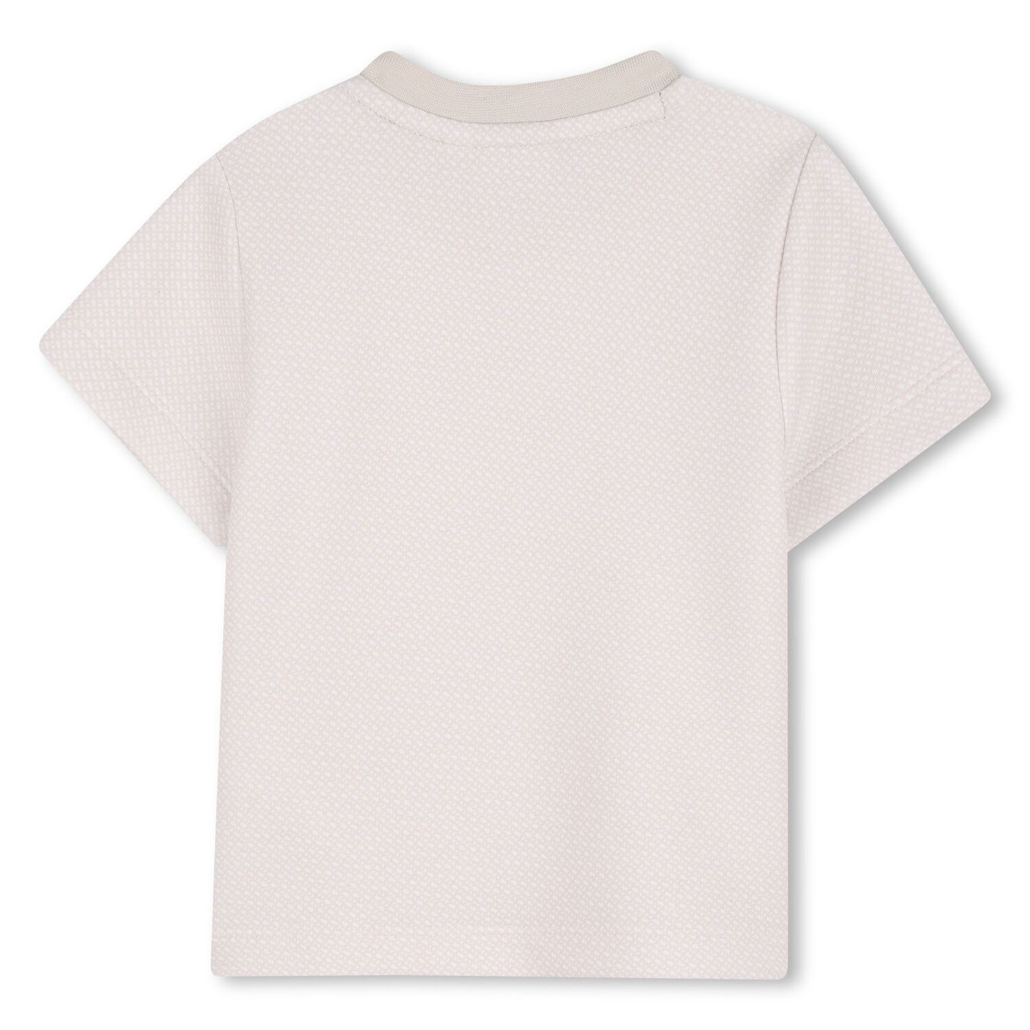 Younger Boys Beige Logo T-Shirt, 1, hi-res